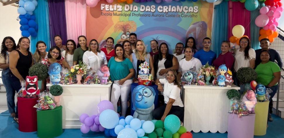 CELEBRAÇÃO DO DIA DAS CRIANÇAS: ALEGRIA E DIVERSÃO NA ESCOLA AURORA COSTA DE CARVALHO